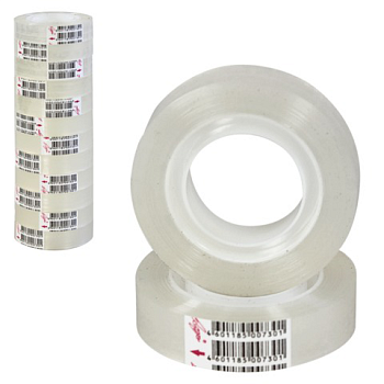 Скотч 12мм*30м ЛУЧ 18С 1215-08 прозрачный (12)