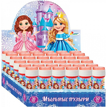 Мыльные пузыри (60мл) Зимняя сказка (36шт/уп) Цена за шт 01043-60ЭК
