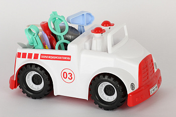 Автомобиль Скорая Помощь (28,5*14,5*16см,16пред) в/сет У850 (Совтехстром)