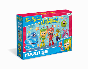 Пазлы (35эл) Геройчики Наша команда 07916 (Оригами)