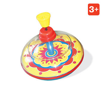 Юла (d14см) прозрачная 01315 (Стеллар)