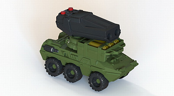 БТР НП-02 с ракетной установкой и боеприпасами 1506 (Нордпласт)