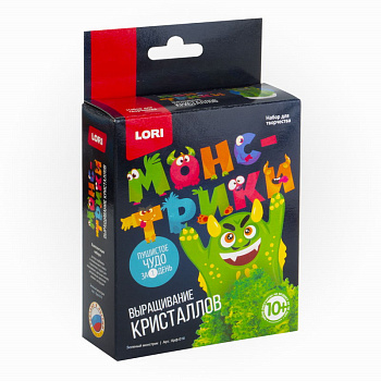 Выращивание кристаллов Монстрики Зелёный монстрик Крф-016 (Колорит)