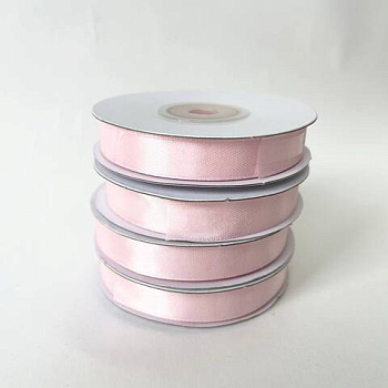 Лента 1,2см*22,85м атласная розовая пудра Микрос ч37968