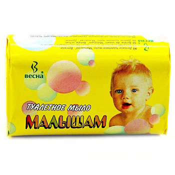 Мыло туал. Малышам п/э (90гр) 1141