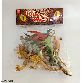 Набор "Динозавры" 2201-3 (7шт) в пакете