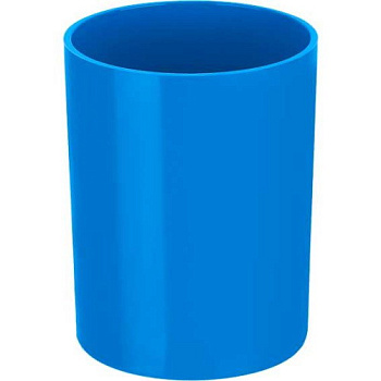 Подставка-стакан д/пиш.принадл. deVENTE 4104515 синий,пластик,9*6*6см