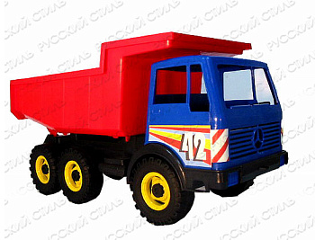 Самосвал Mercedes 3-х осный (41см) 08810 (Лена)