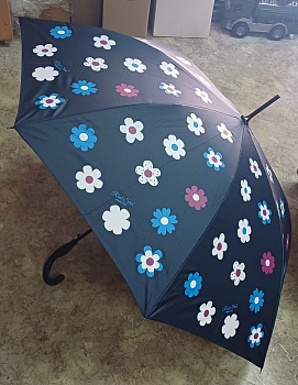 Зонт-трость (цветочки меняют цвет) в пакете C54292