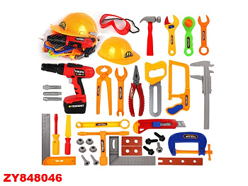 Набор инструментов 8832 с каской в сетке