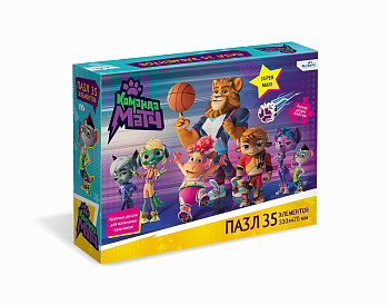 Пазлы (35эл) Команда МАТЧ Настройся на победу 08298 (Оригами)