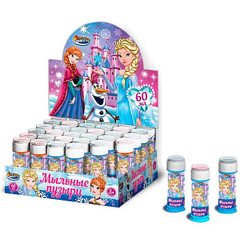 Мыльные пузыри (60мл) Принцессы (36шт/уп) Цена за шт 01069-60ЭД