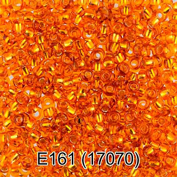 Бисер ГАММА круглый 5 10/0 2,3мм 5гр. 1-й сорт E161 янтарный ( 17070 )