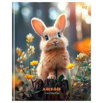 Дневник 1-4кл. BG интегр.обл. "Кролик" 64744 мат.лам.