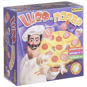 Фортуна Настольная семейная игра Шеф-Повар Ф77075