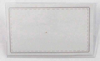 Бейдж ATTOMEX 60*90мм 4010500 горизонт.,200мкм,прозр.,с булавкой и клипом