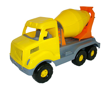 Автомобиль Богатырь бетоновоз (66,5х25,5х36,3см) в/м 37350 (Полесье)