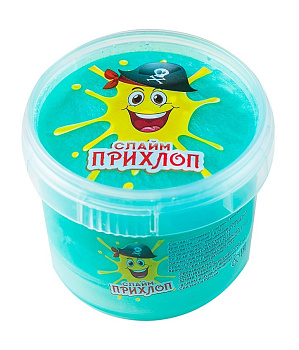Слайм Прихлоп Перламутровый (200гр) бирюзовый 00633