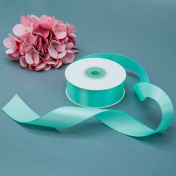 Лента 2,5см*22,85м атласная тиффани Микрос ч37753