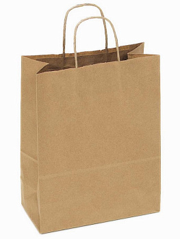 Пакет крафт ориджинал с крученной ручкой (22х12х25см) 39133-111