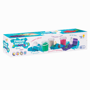 Умный песок 5-в-1 (5цв*150гр) SSR06 (Genio Kids-Art)