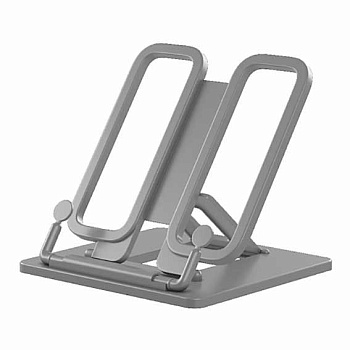 Подставка для книг EK "Base. Classic" 58027 пластик,серая