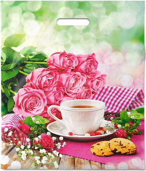 Пакет выруб.ручка (40*47/45мкм) ПВД Полдень