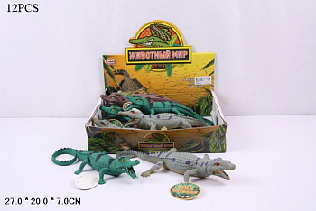 Фигурка ПВХ (рептилии) 7206 (12шт/уп) в/к