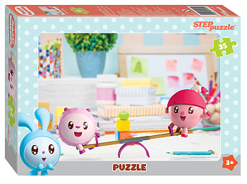 Пазлы (35эл) Малышарики 91145 (Степ Пазл)