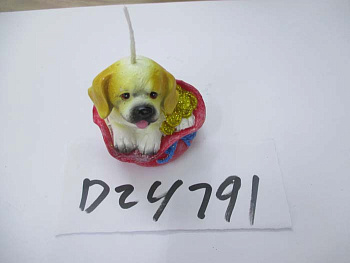 Свеча Собака 7см D24791 (8 шт/уп) Цена за 1 шт