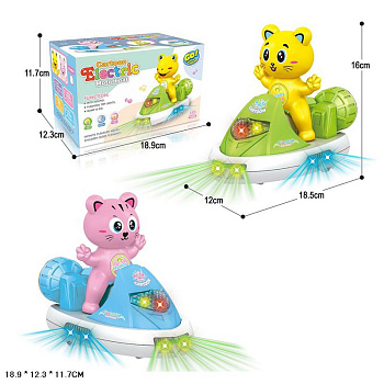 Зверята на моторной лодке A839-1 на батар. в/к