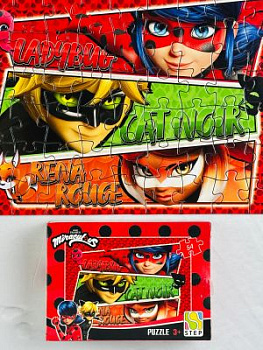 Пазл (54эл) Леди Баг и Супер-Кот 71216 (Степ Пазл)