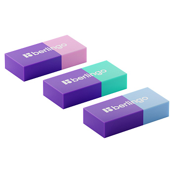 Ластик Berlingo "Envy", прямоугольный, термопластичная резина, 45*21*11мм BLc_00