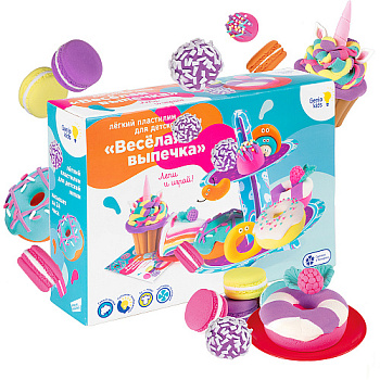 Лёгкий пластилин Весёлая выпечка TA1717 (Genio Kids-Art)