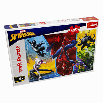 Trefl Пазл (100дет) Вверх ногами Человек-паук 16347