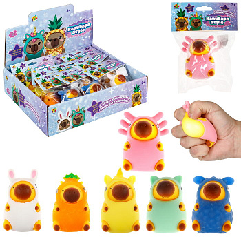 Игрушка-антистресс Модная капибара (6вид) в/п Т27227
