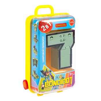 Bondibon Трансформер 2-в-1 Цифра 7 (13х7х4см) жёлтый пластик ВВ5877-Б