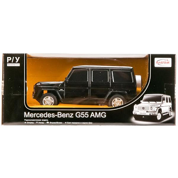 Машина на РУ RASTAR MERCEDES G55 1:24,в ассорт,свет,в/к 30500-RASTAR