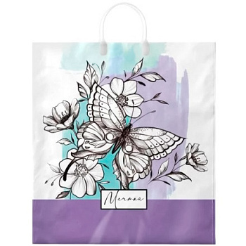 Пакет с пластик. ручкой, лам 40*44/100 мкм Зазеркалье 12430