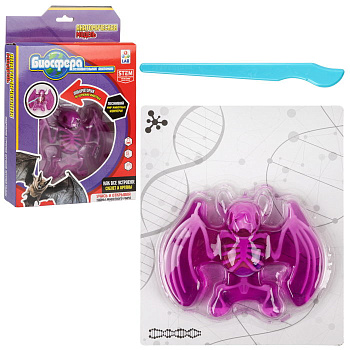 1TOY LAB "БИОсфера" - познавательная анатомия, Набор "Летучая мышь", 19,5*4,5*23,5 см