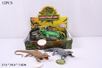 Фигурка ПВХ (рептилии) 7207 (12шт/уп) в/к Цена за шт (RU)