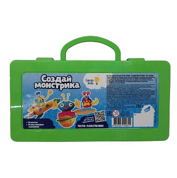 Набор д/лепки Создай монстрика (10цв*30гр) TA2048 (Genio Kids-Art)