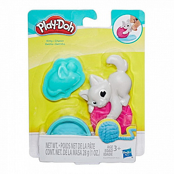 Play-Doh Набор Мини со штампами Котёнок E2124EU4(E2237)