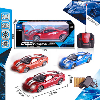 Автомобиль на РУ 328-30A (1:18) аккум 220V 27MHZ в/к