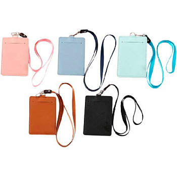 Бейдж школьный deVENTE 110*77мм "Classic" 8093320 кож.зам.,вертик.,2отд.,на лент