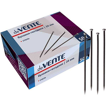 Булавки-гвозди deVENTE 24мм  50г. 4130700 к/к