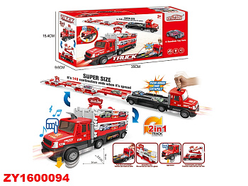 Автовоз 660-S48 с трассой, свет/звук, катапульта в/к