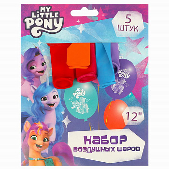 Латексные шары (5шт) Мой маленький Пони LBM-107504-MLP