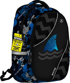 Рюкзак КанцБиз Seventeen "Акула" SKJB-UTM-441F эргоном.,светящийся,40*30*16см