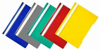 Скоросшиватель пластиковый А4 Бюрокарт Эконом прозр.верх.лист 299827 (PSE20/1) а